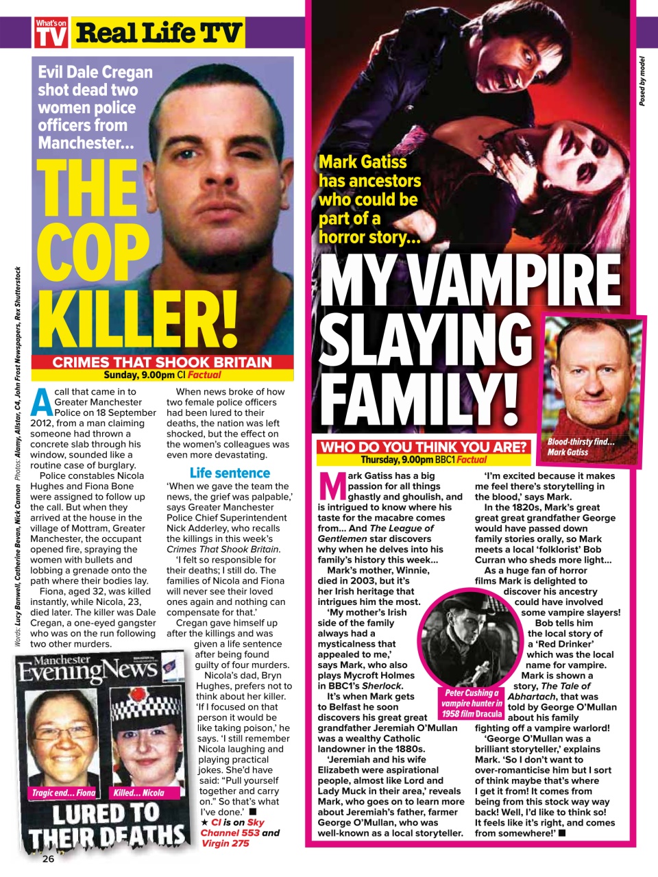 What's on TV Preview Pages