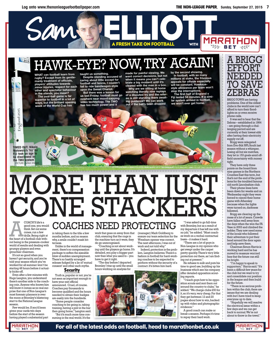 The Non-League Football Paper Preview Pages
