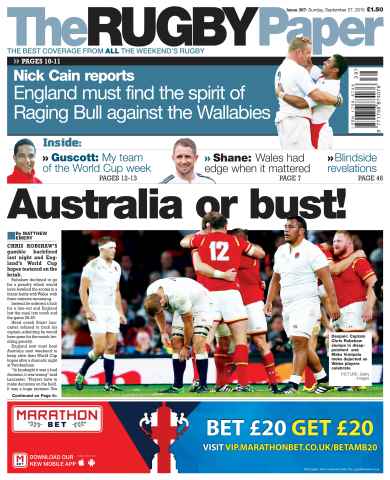 The Rugby Paper issue 27th September 2015