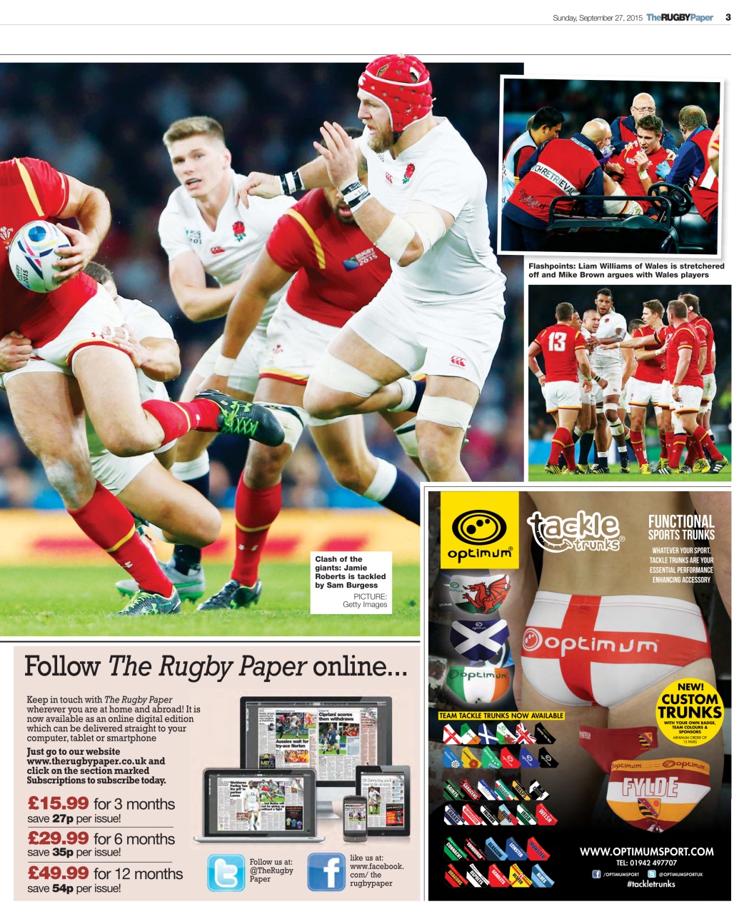 The Rugby Paper Preview Pages