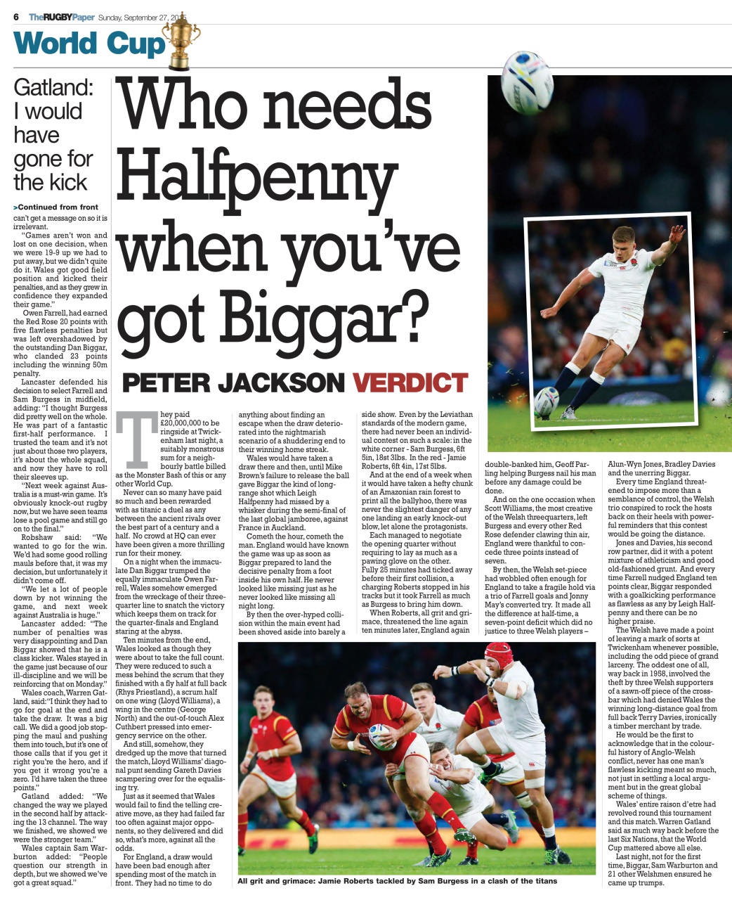 The Rugby Paper Preview Pages