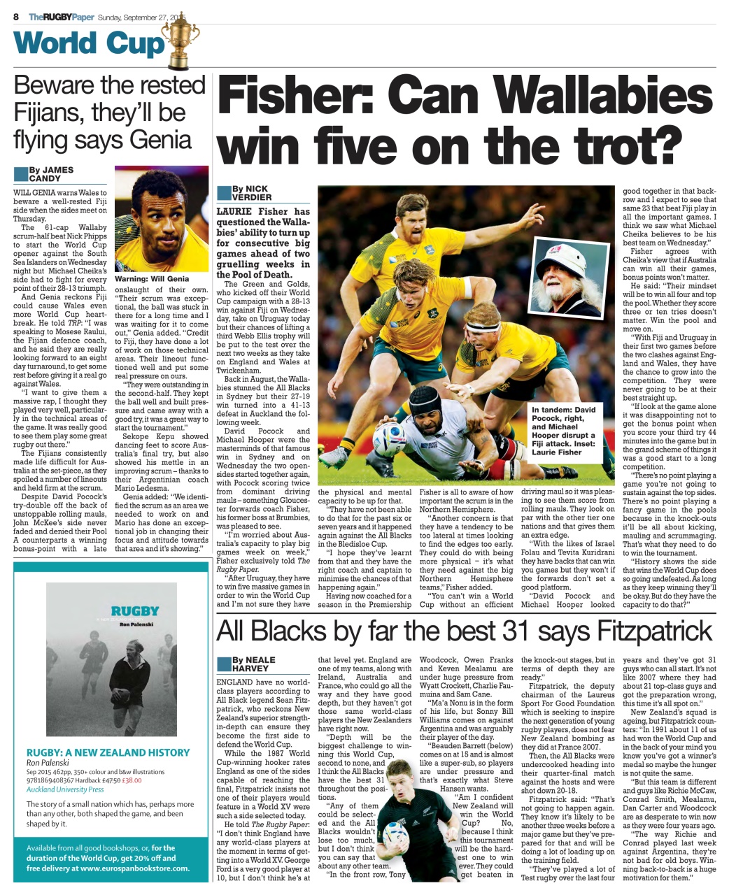 The Rugby Paper Preview Pages