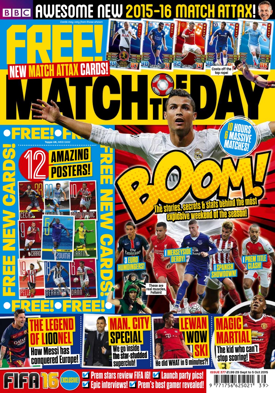 Match of the Day Preview Pages