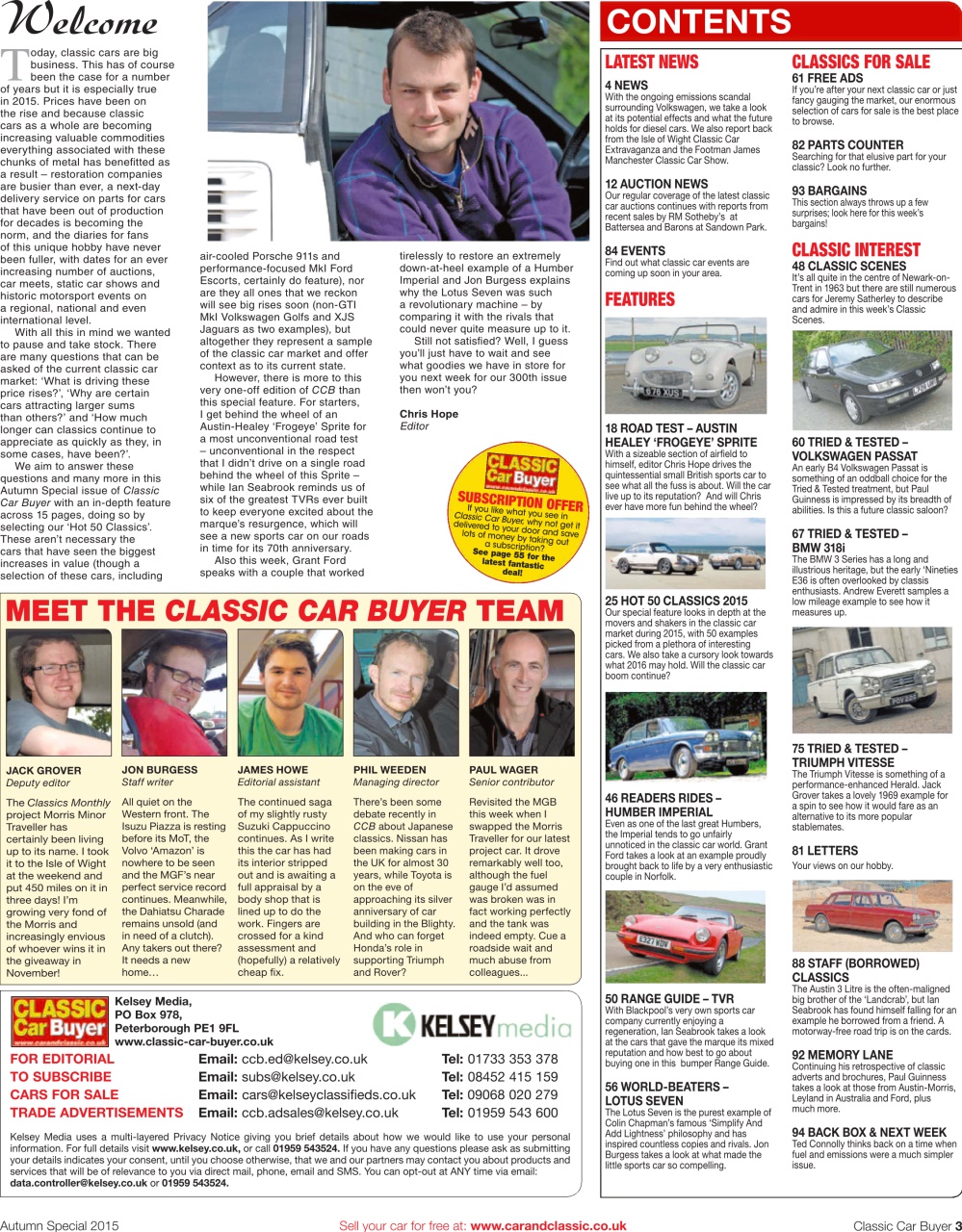 Classic Car Buyer Preview Pages
