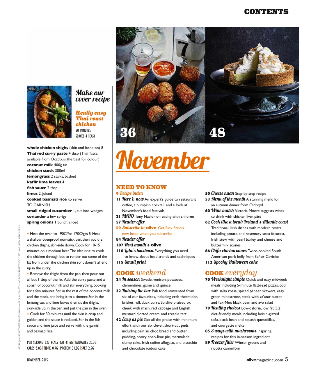 Olive Magazine Preview Pages