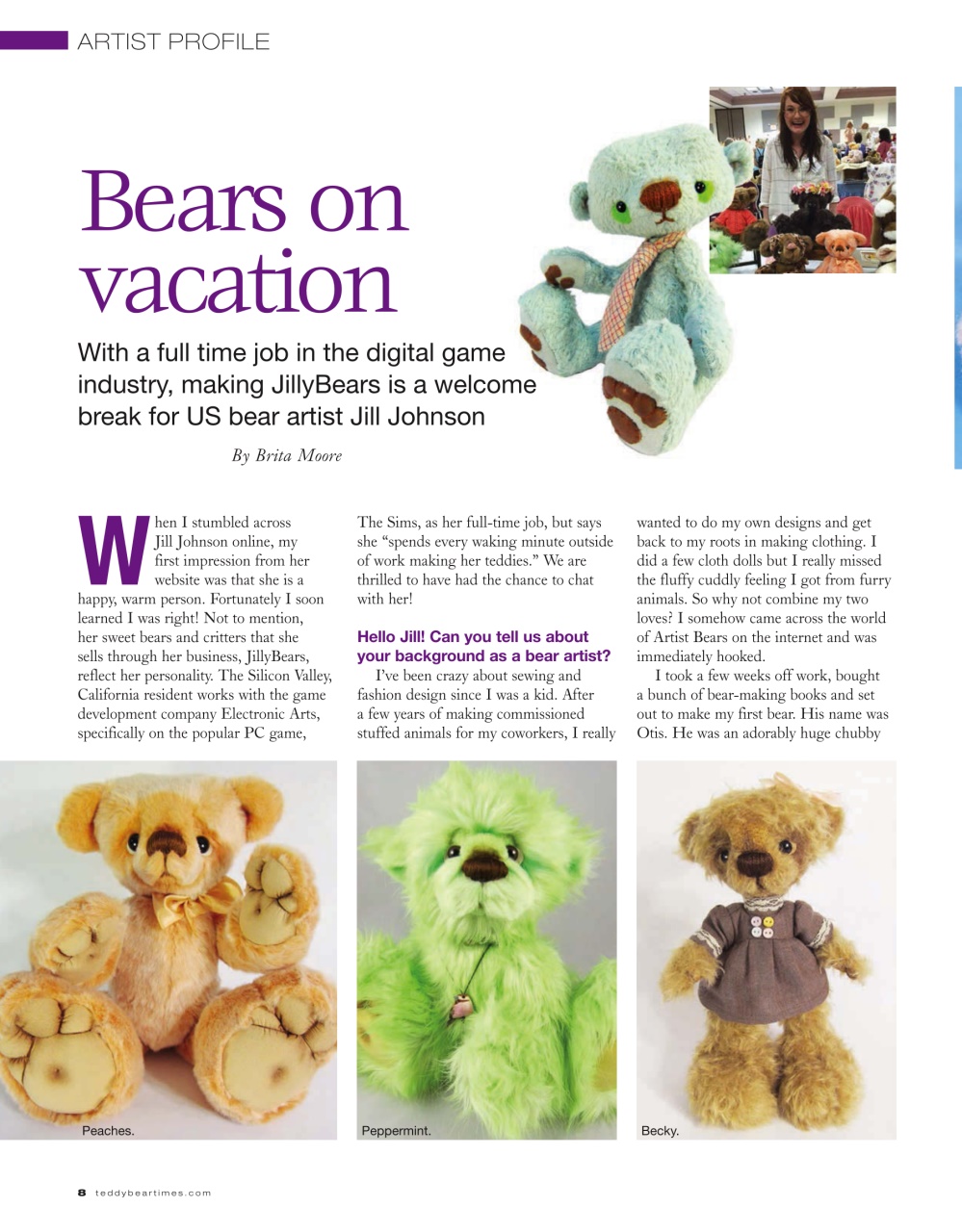 Teddy Bear Times Preview Pages