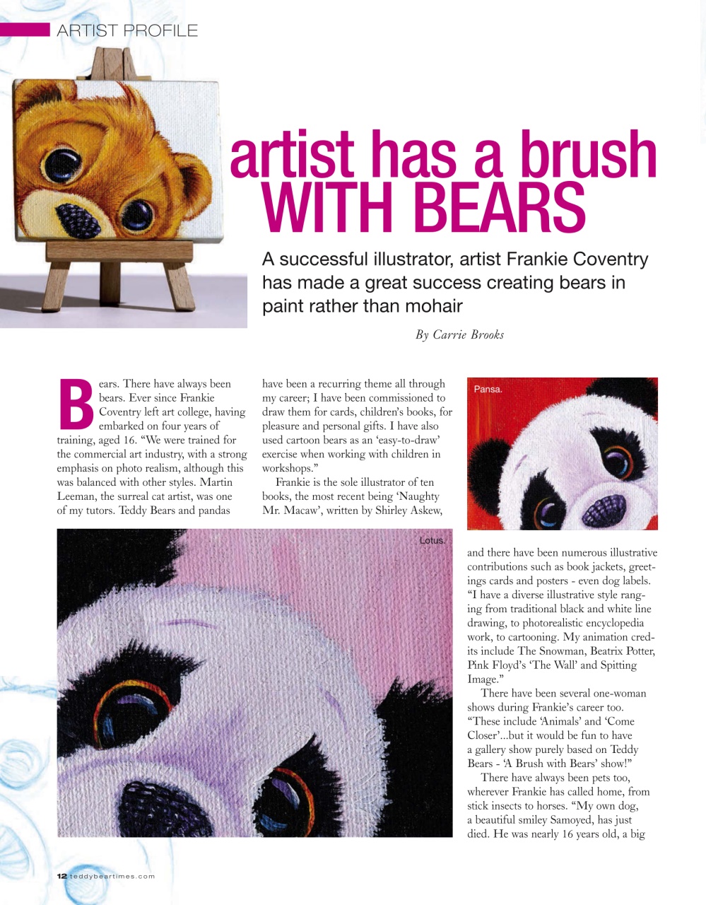Teddy Bear Times Preview Pages