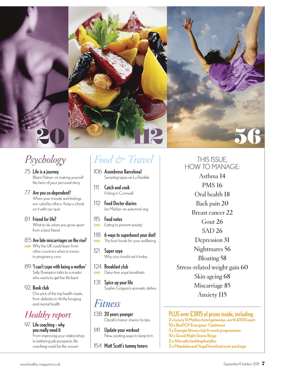 Healthy Magazine Preview Pages