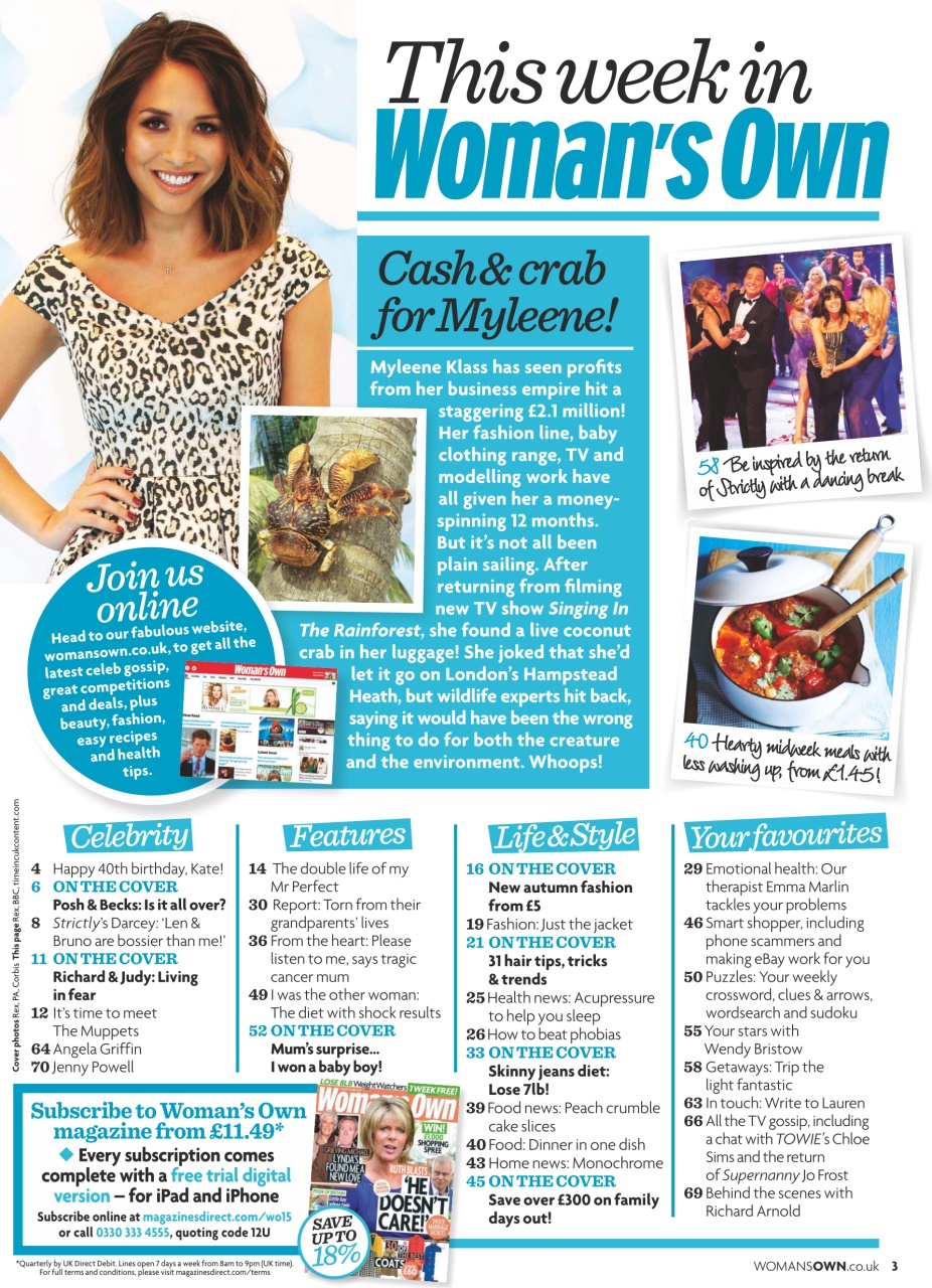 Woman's Own Preview Pages