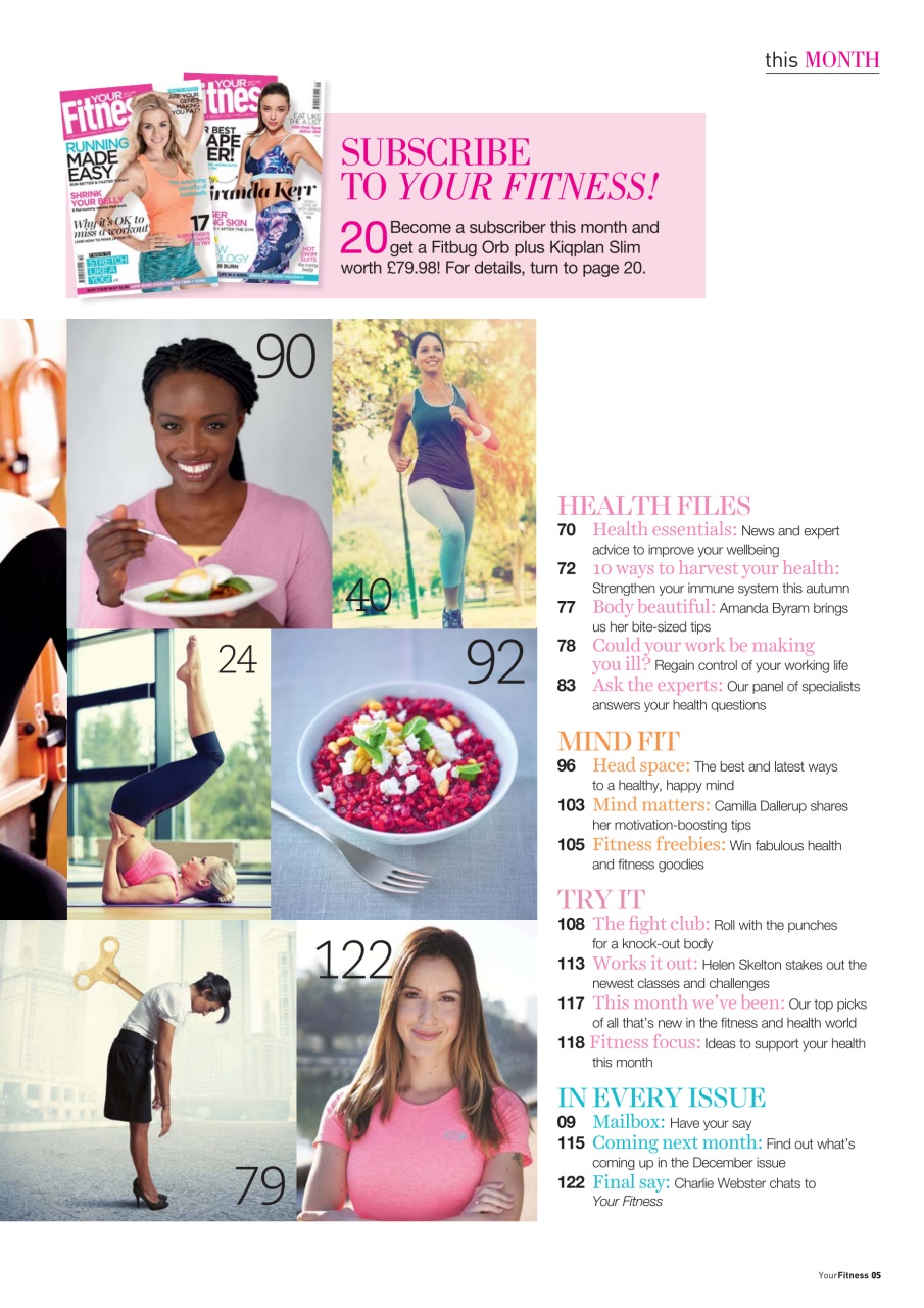 Health & Wellbeing Preview Pages