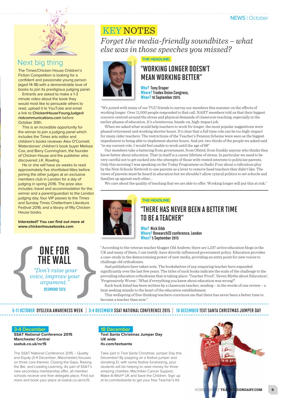 Teach Secondary Preview Pages