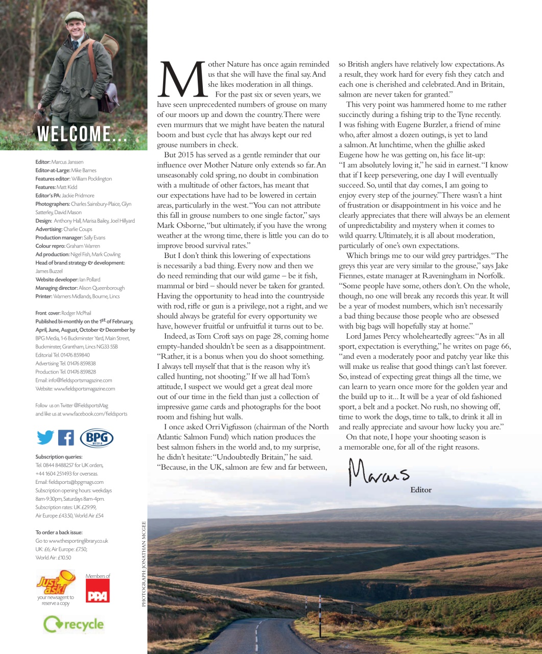 Fieldsports Journal Preview Pages