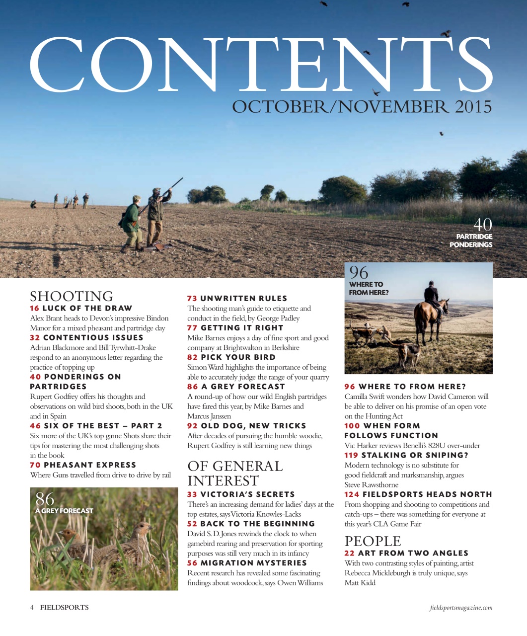 Fieldsports Journal Preview Pages