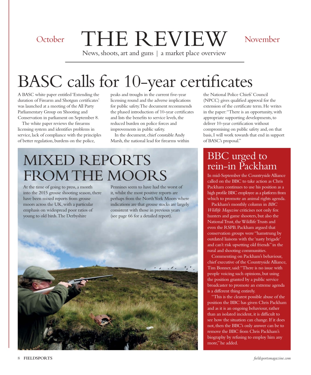 Fieldsports Journal Preview Pages