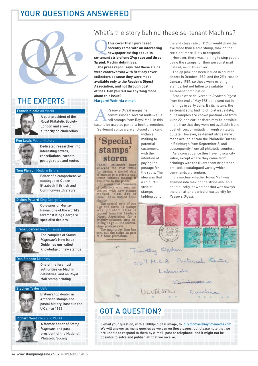 Stamp Magazine Preview Pages