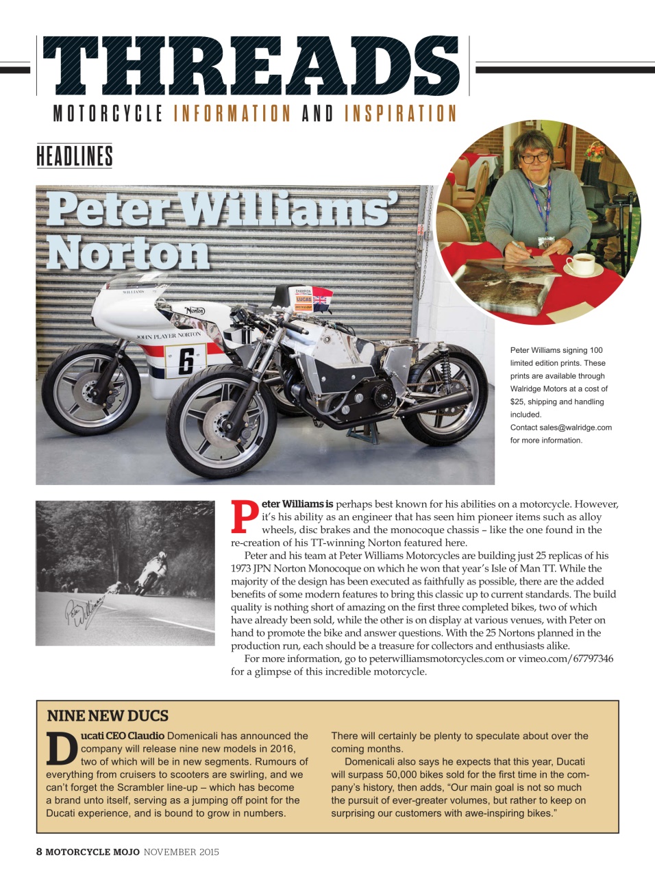 Motorcycle Mojo Preview Pages