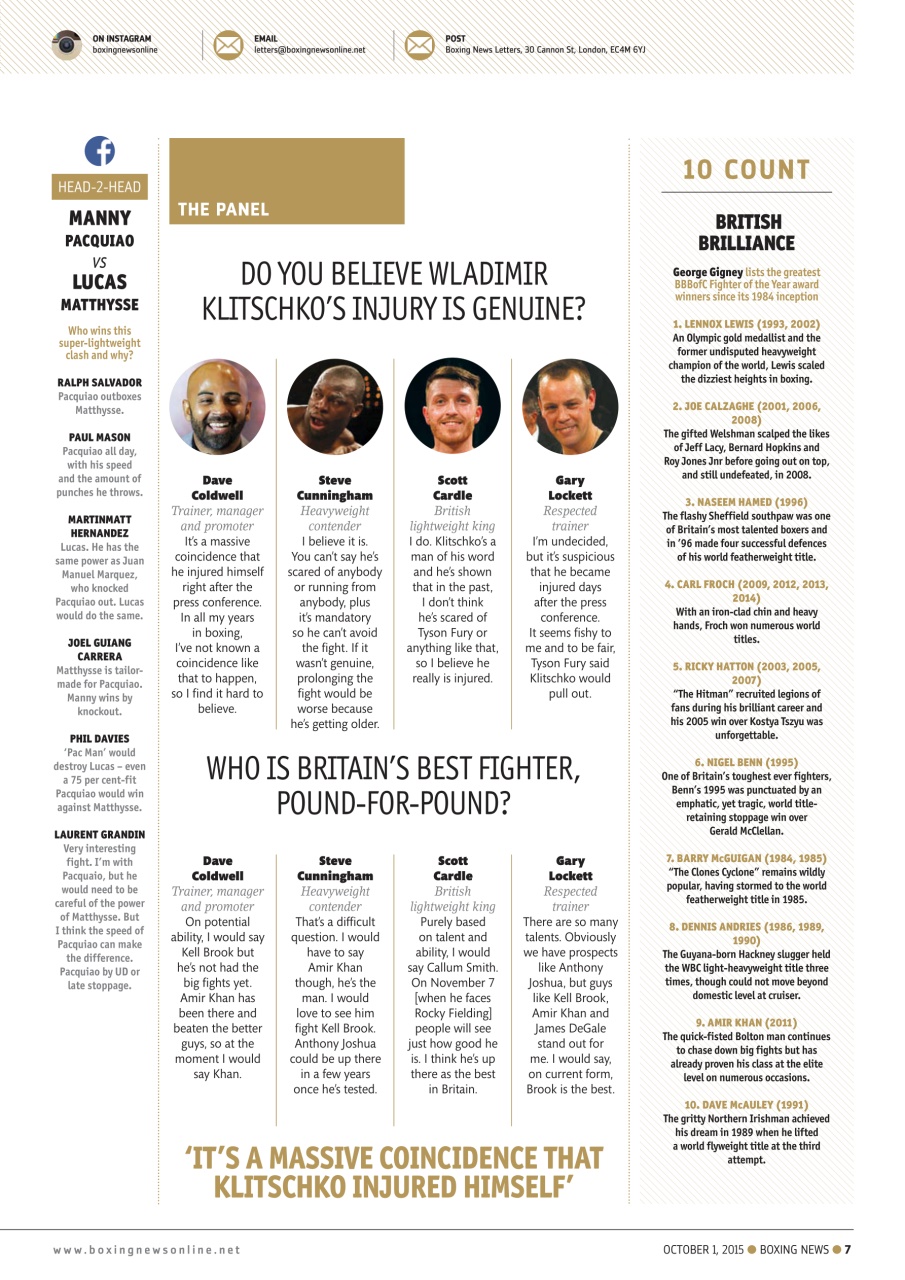 Boxing News Preview Pages