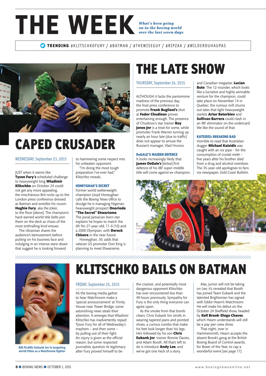 Boxing News Preview Pages