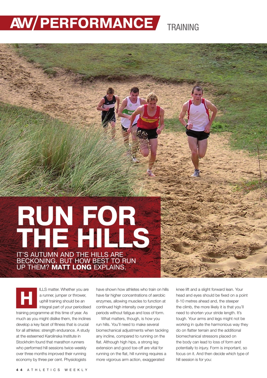 AW – Athletics Weekly Magazine Preview Pages