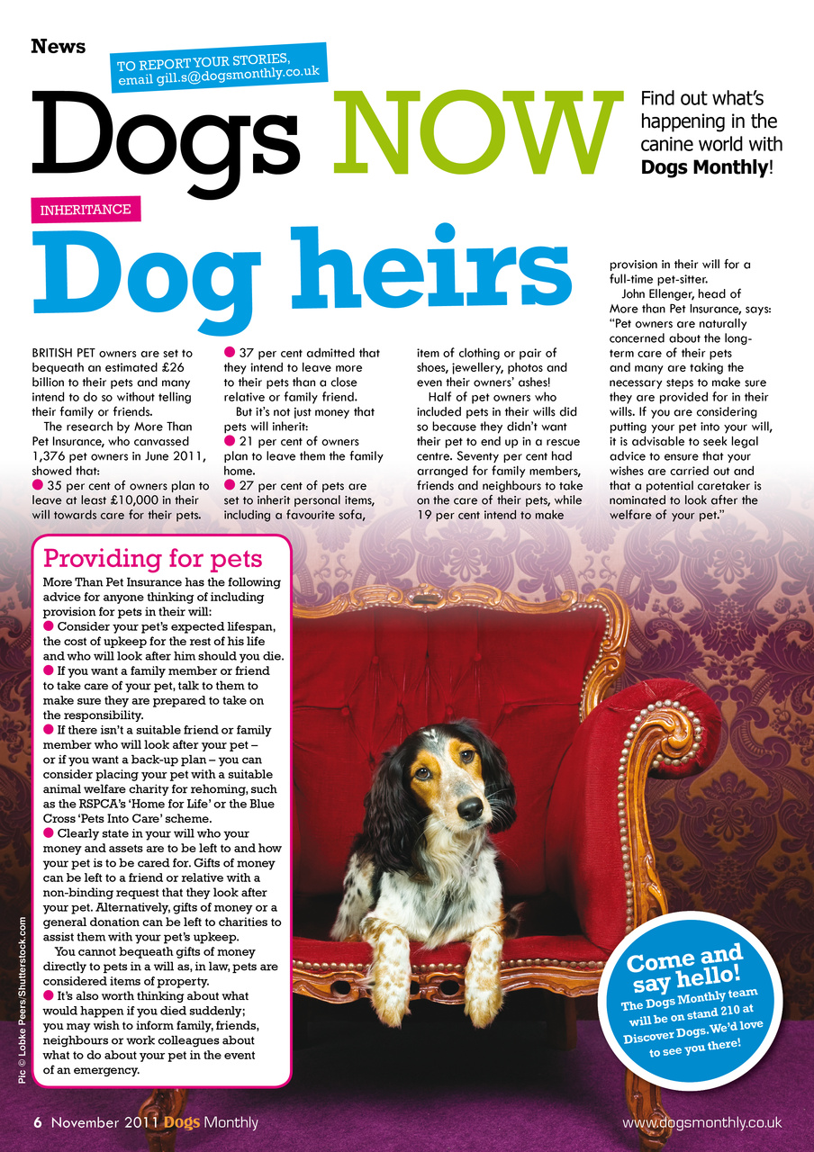 Dogs Monthly Preview Pages