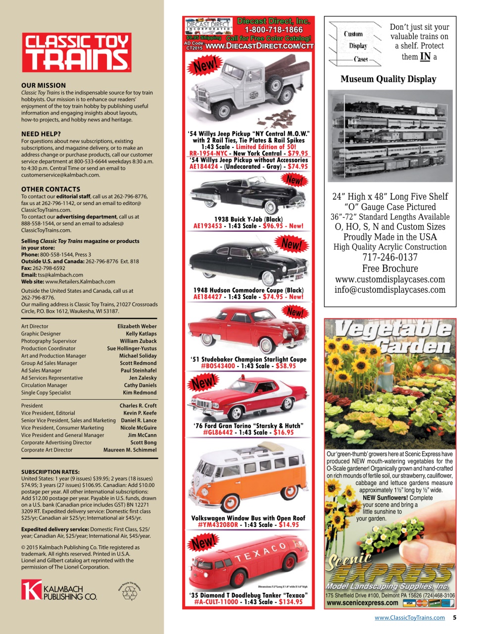 Classic Toy Trains Preview Pages