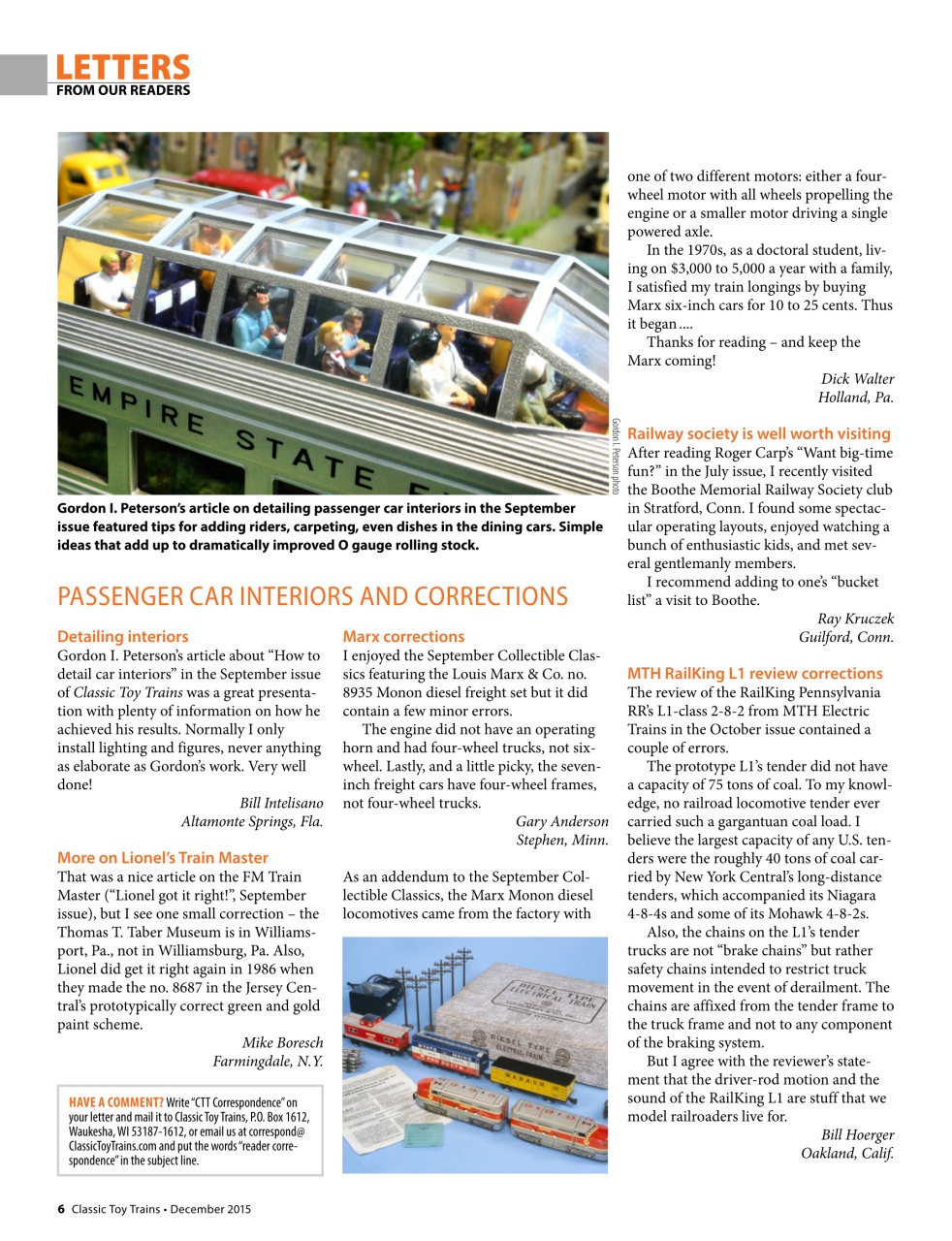 Classic Toy Trains Preview Pages