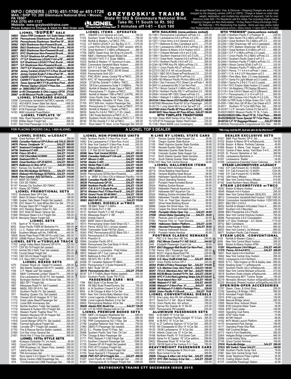 Classic Toy Trains Preview Pages