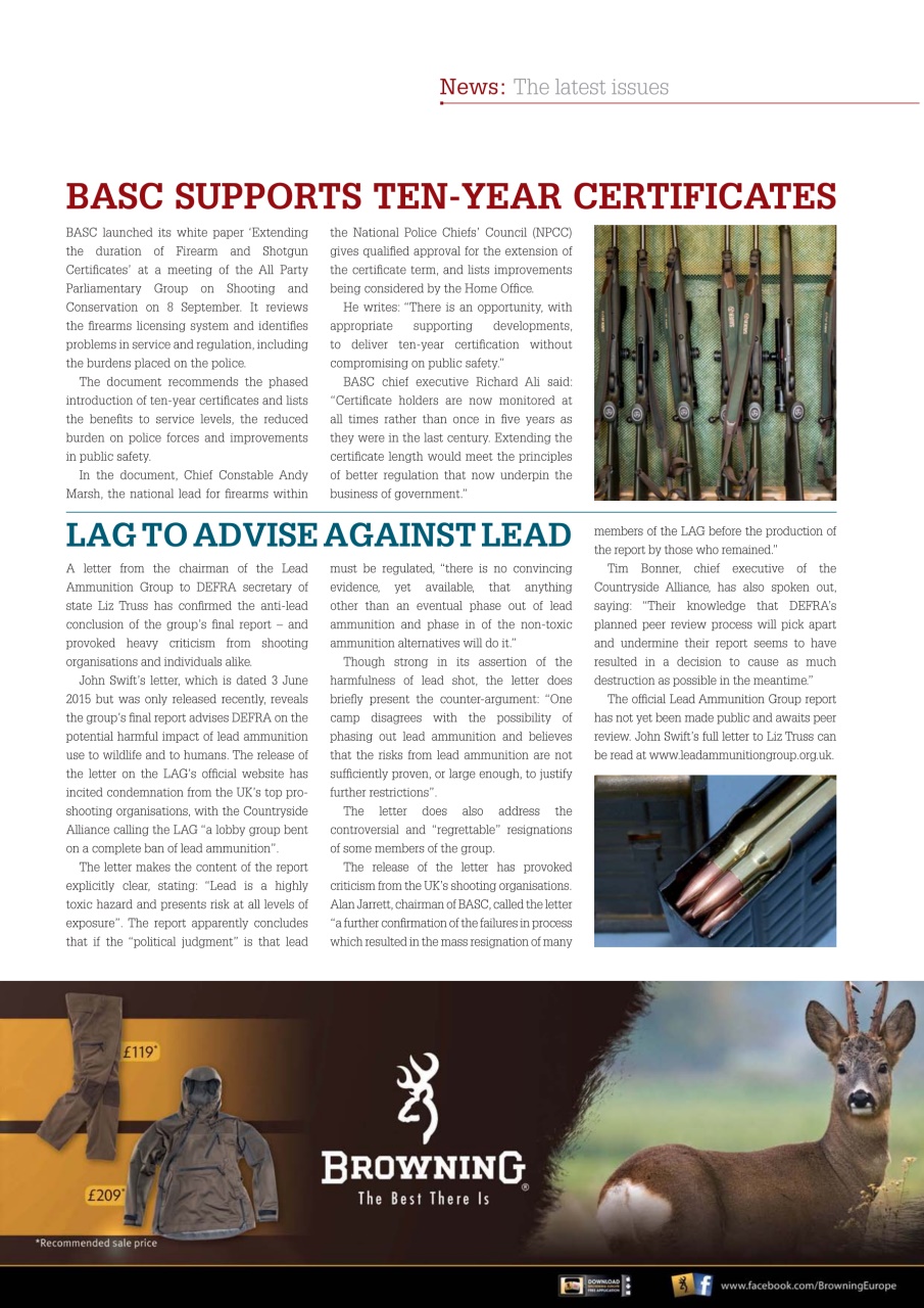 Sporting Rifle Preview Pages