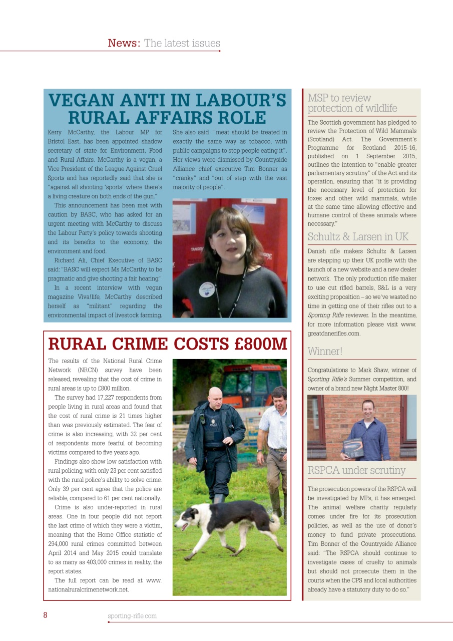 Sporting Rifle Preview Pages