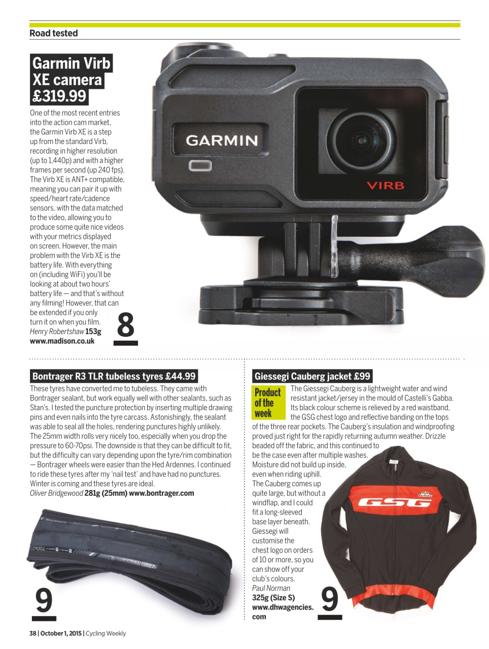 Cycling Weekly Preview Pages