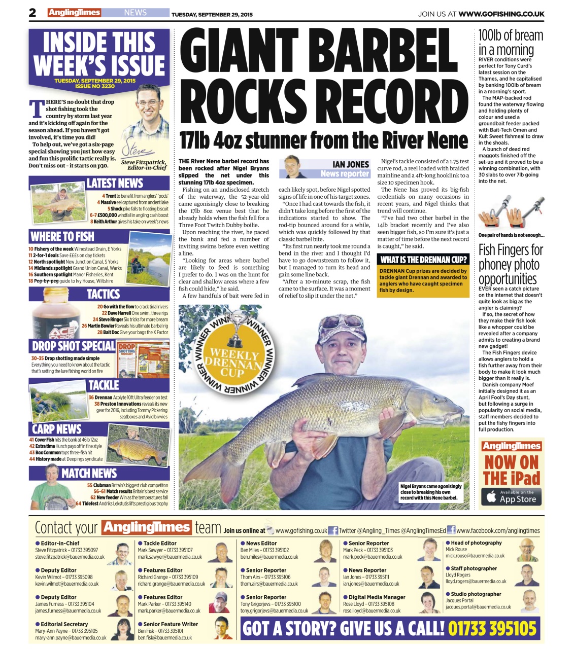 Angling Times Preview Pages