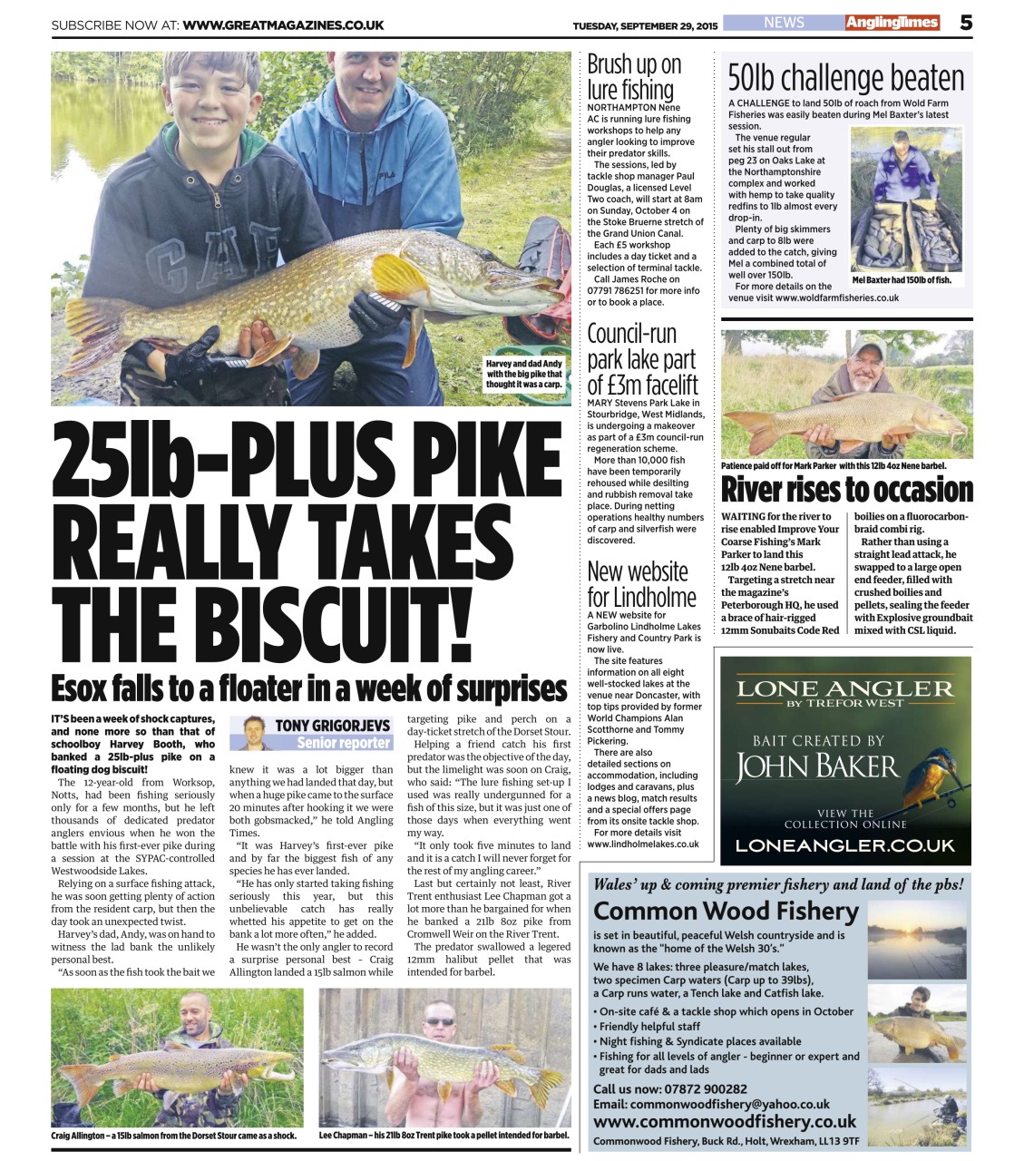 Angling Times Preview Pages