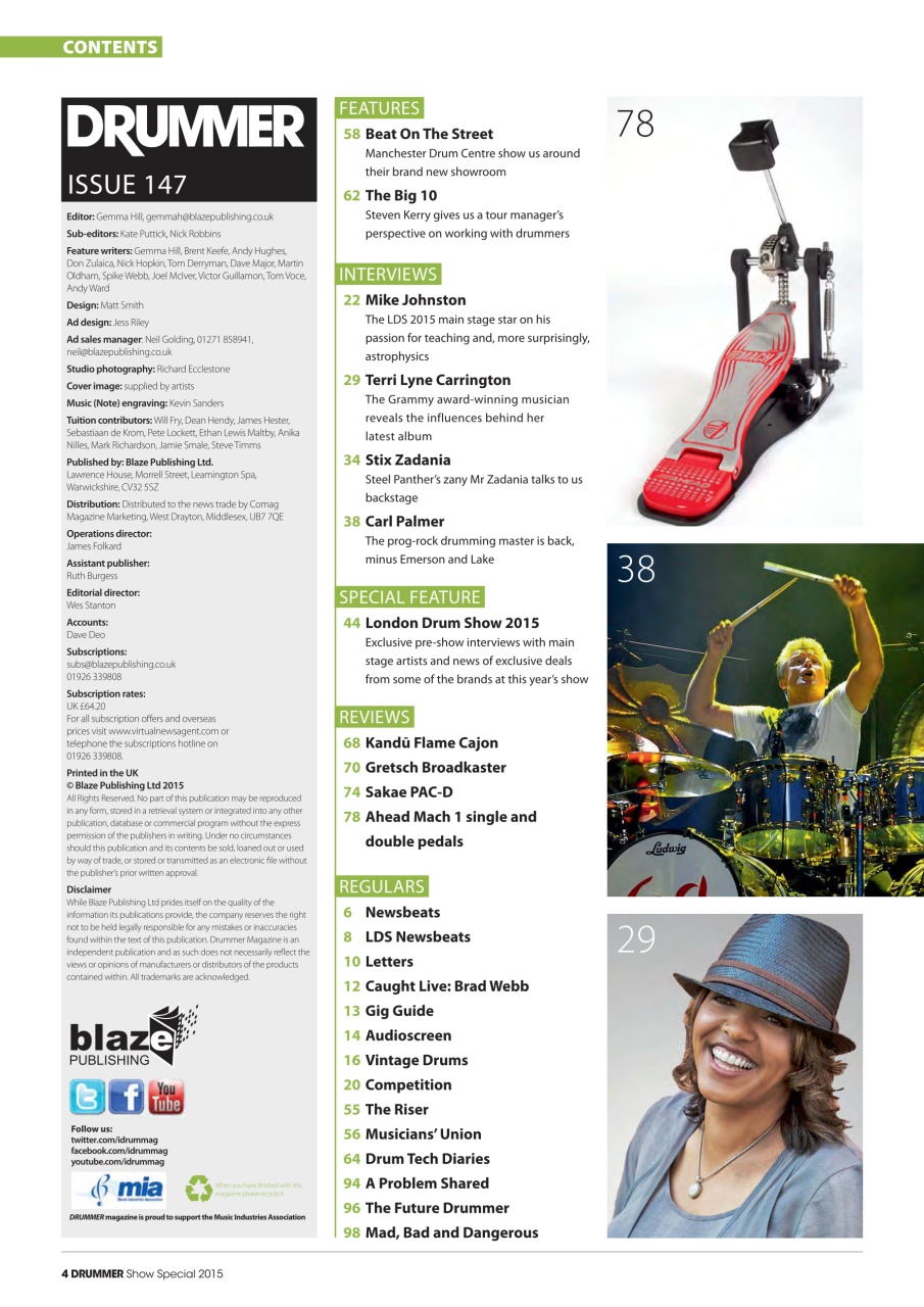 iDrum magazine: Never miss a beat Preview Pages