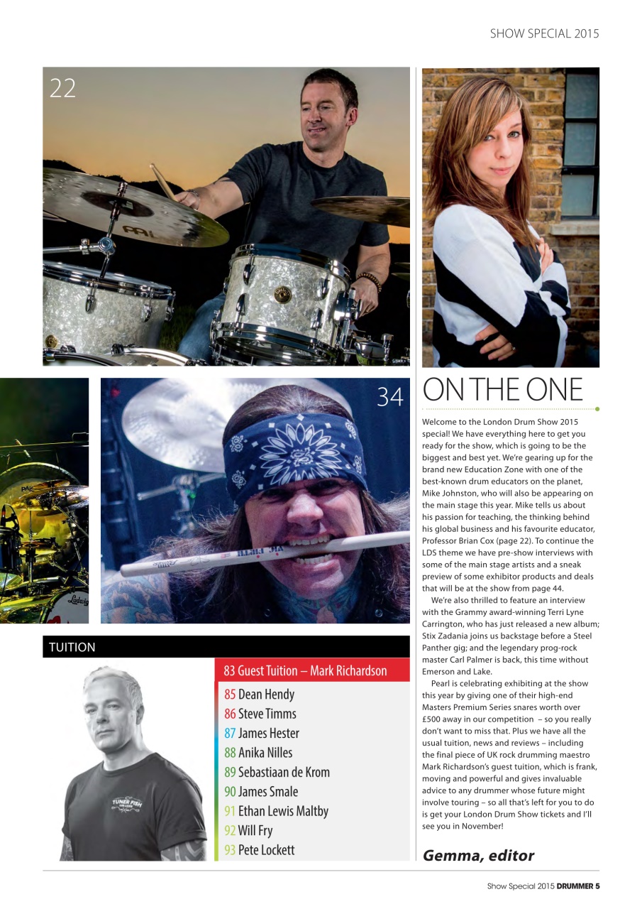 iDrum magazine: Never miss a beat Preview Pages
