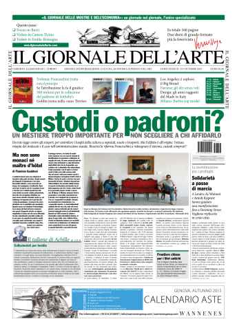 Il Giornale Dell’Arte issue Oct 2015