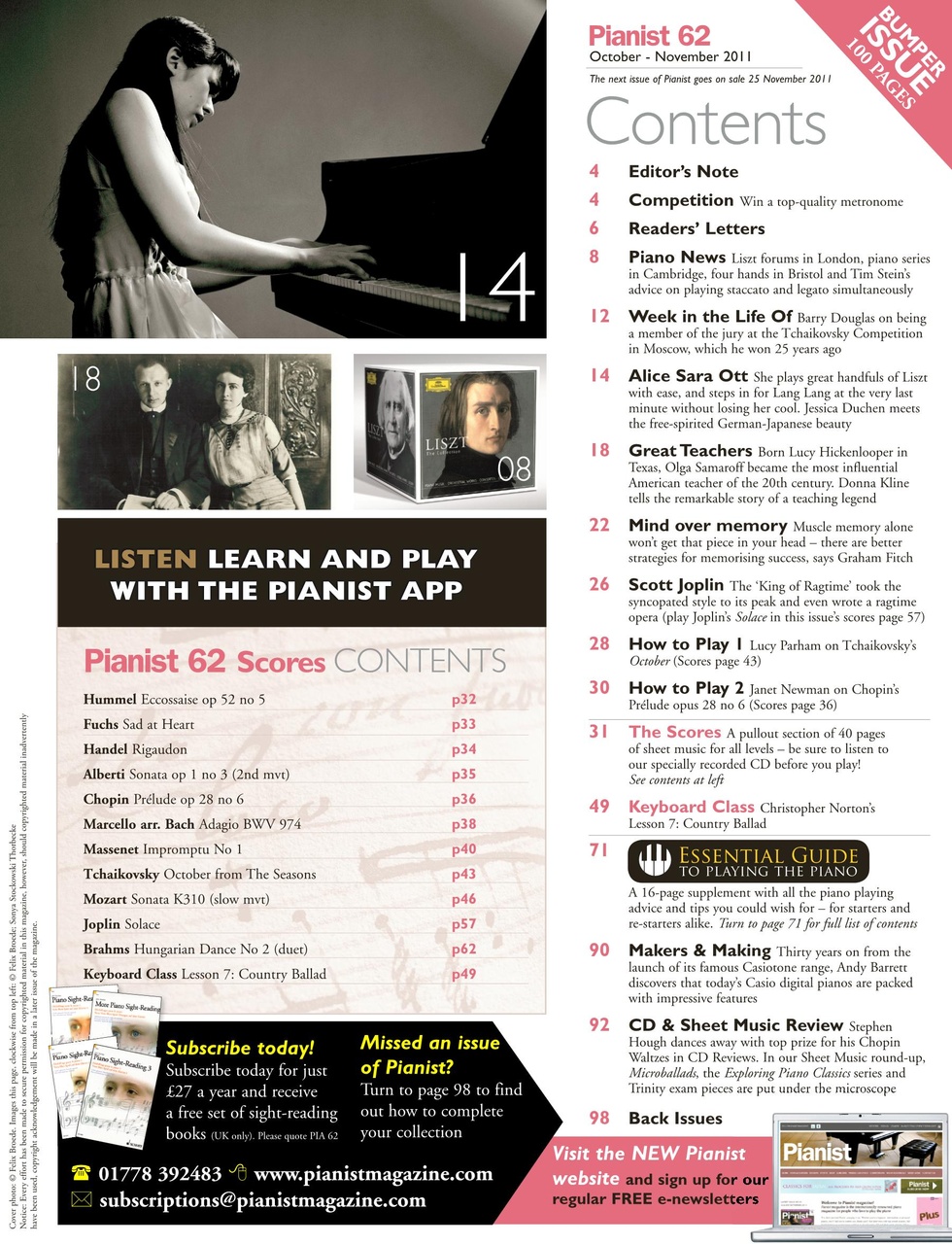 Pianist Preview Pages