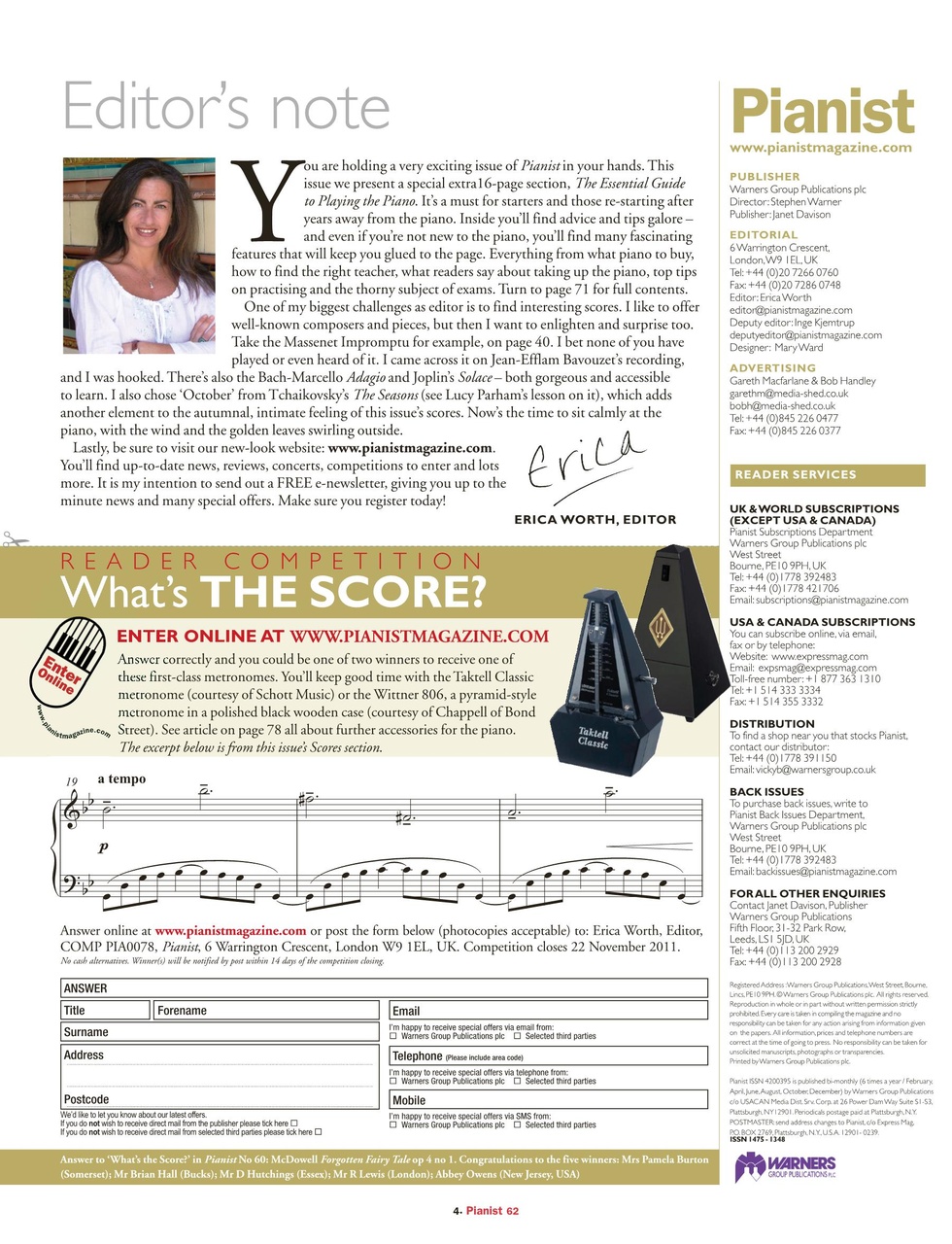 Pianist Preview Pages