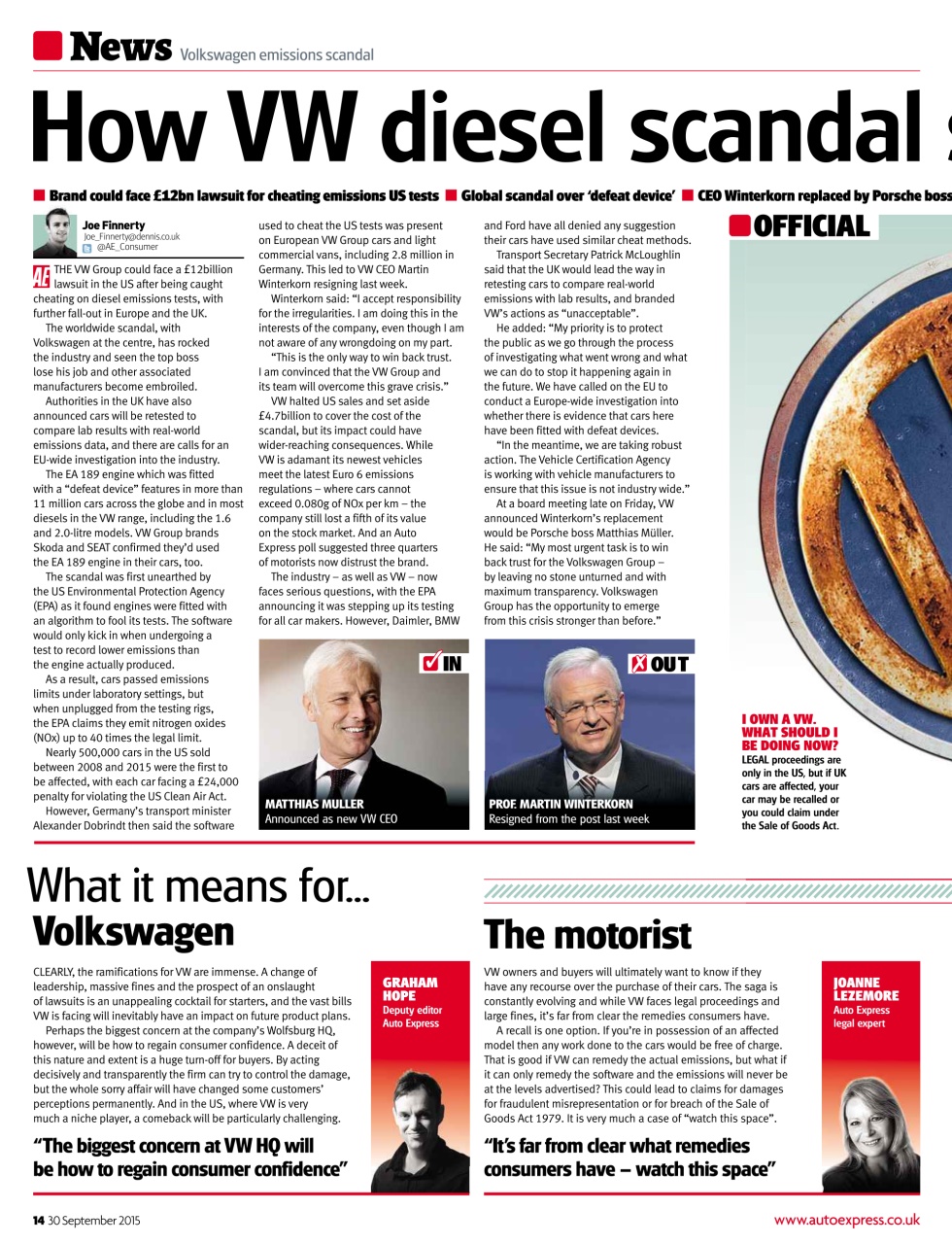 Auto Express Preview Pages