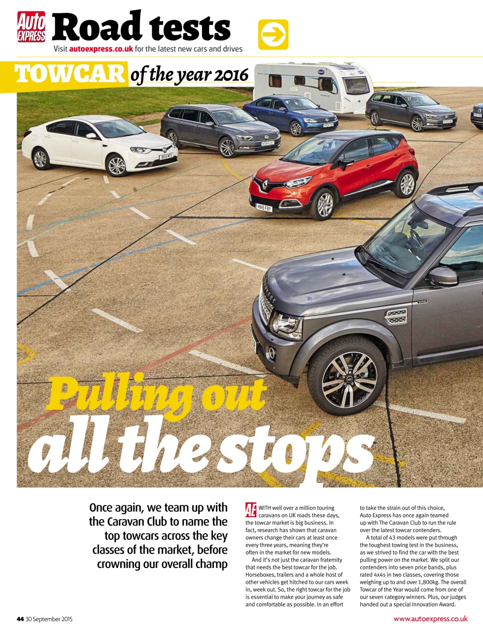 Auto Express Preview Pages