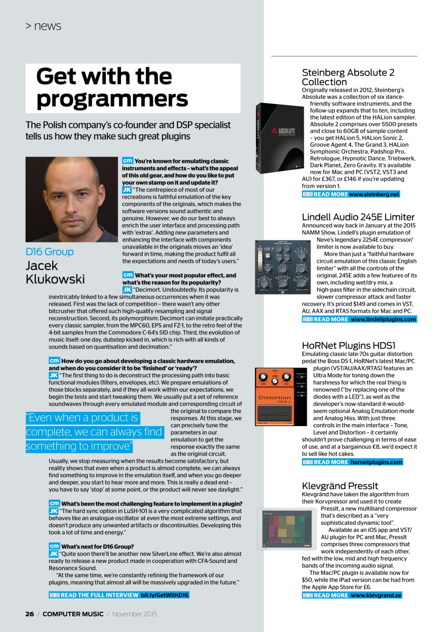 Computer Music Preview Pages