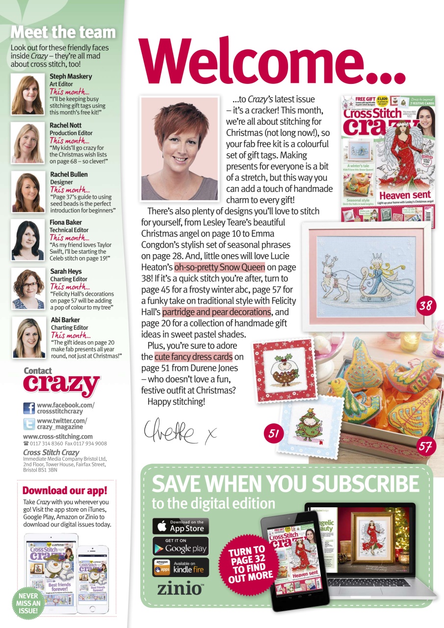 Cross Stitch Crazy Preview Pages