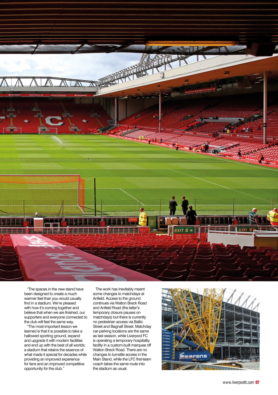 Liverpool FC Magazine Preview Pages