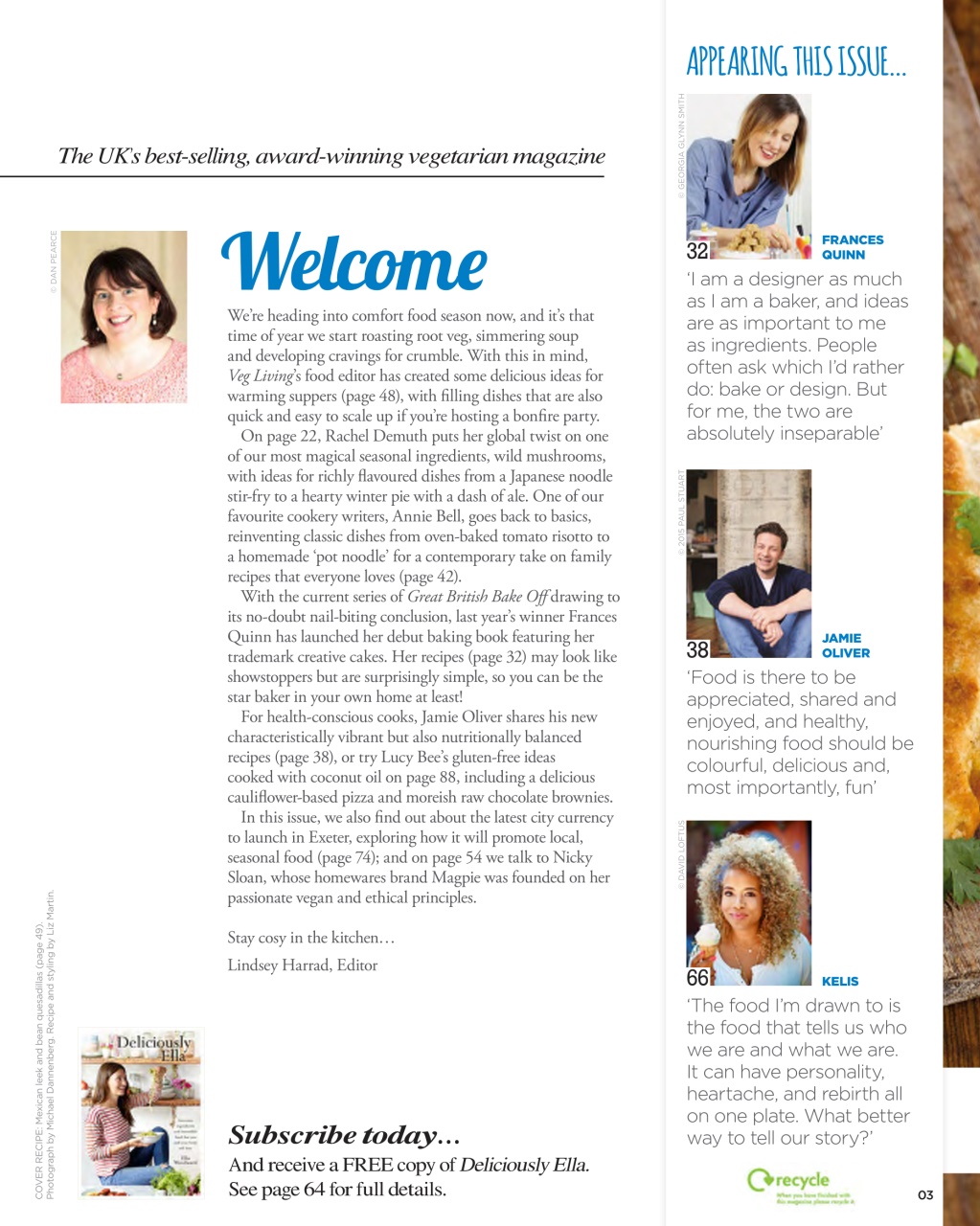 Vegetarian Living Preview Pages