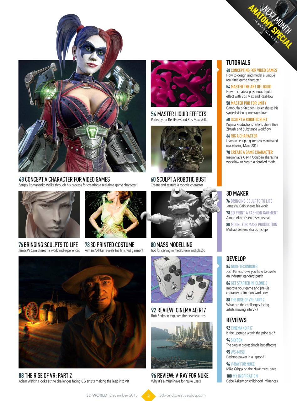 3D World Preview Pages