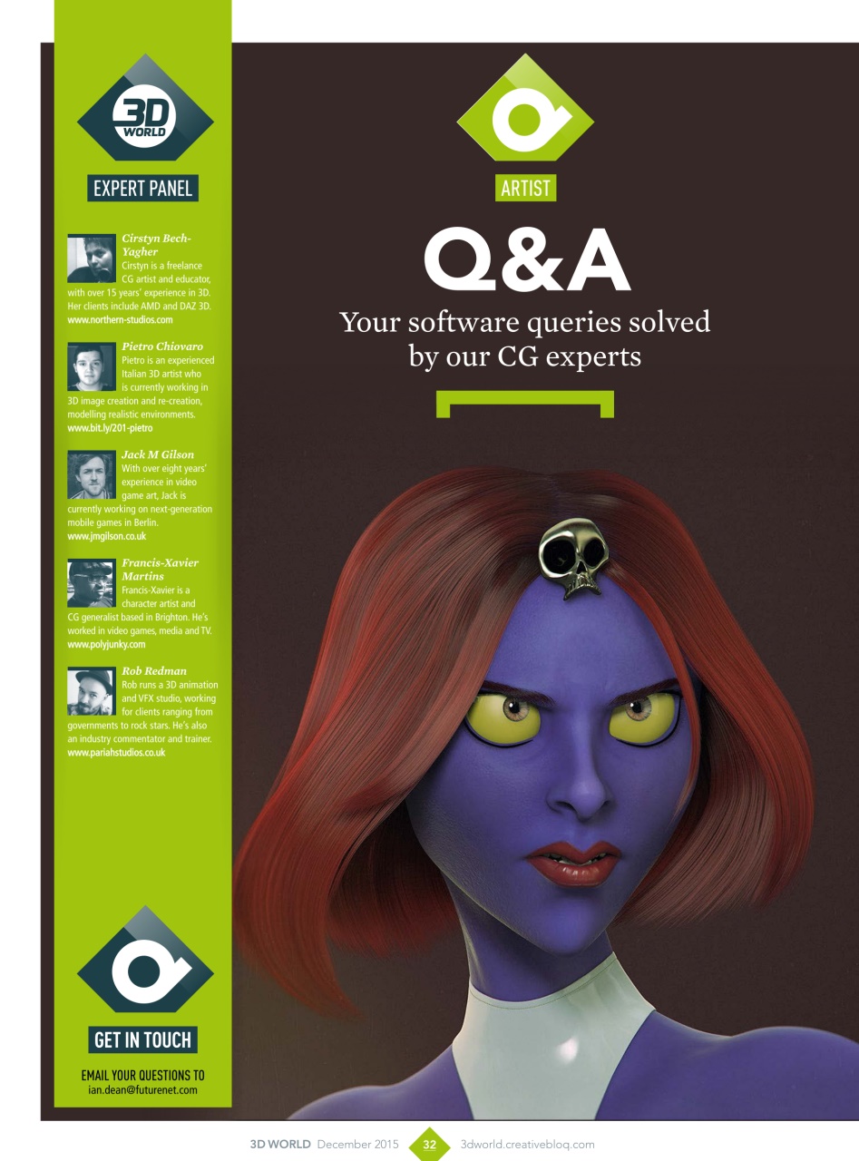 3D World Preview Pages