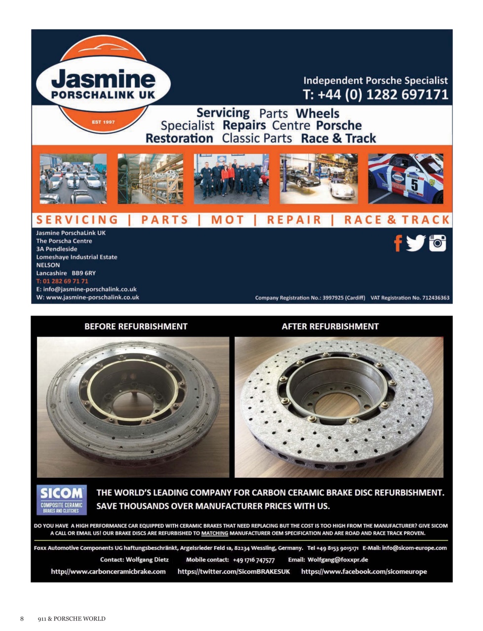 911 & Porsche World Preview Pages