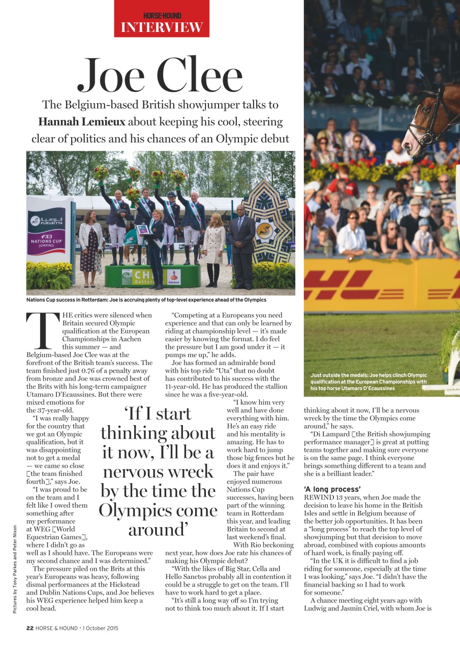 Horse & Hound Preview Pages