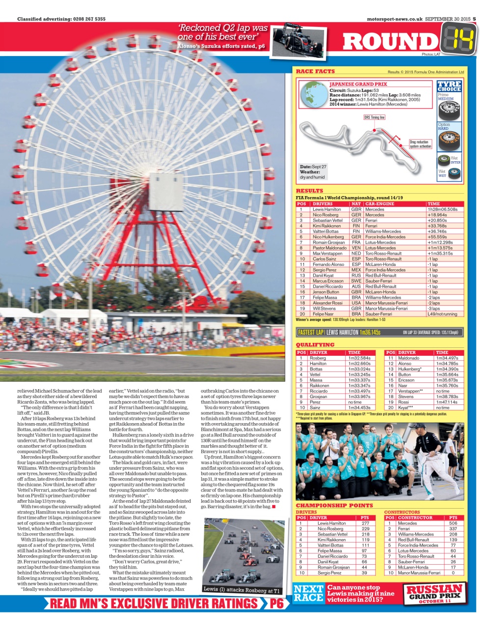 Motorsport News Preview Pages