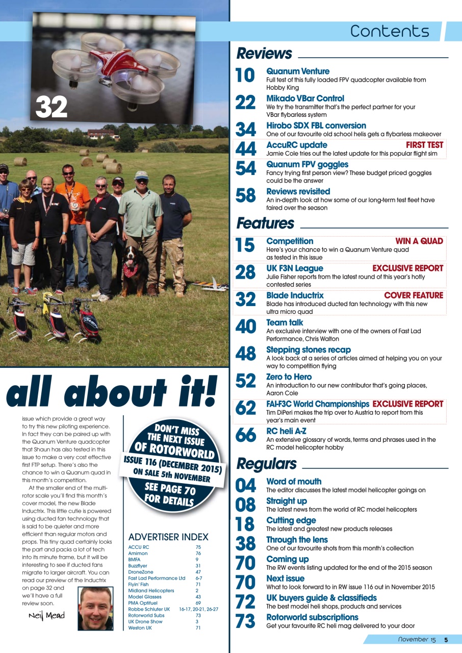 Radio Control Rotor World Preview Pages