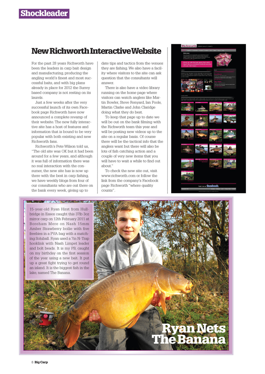 Big Carp Magazine Preview Pages